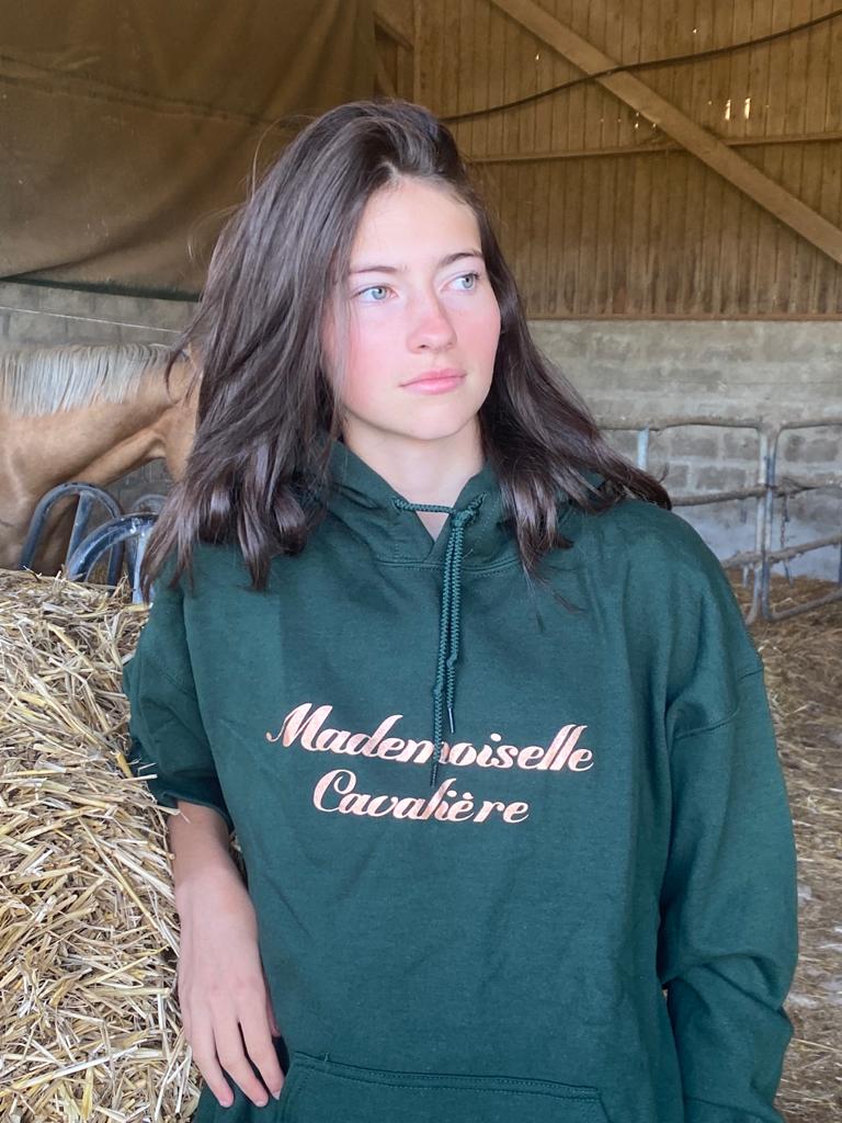 SWEAT CAPUCHE M.C GREEN FOREST / Logo au choix