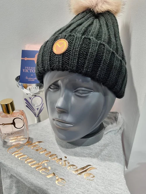 BONNET MADEMOISELLE NOIR/GOLD