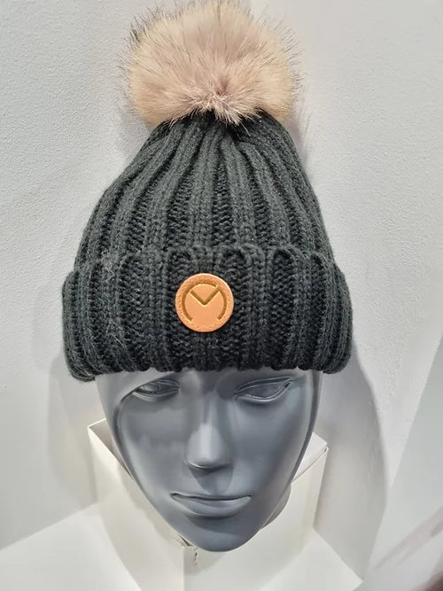 BONNET MADEMOISELLE NOIR/GOLD