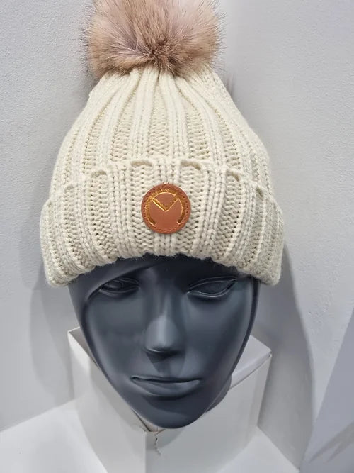 BONNET MADEMOISELLE CREME/GOLD