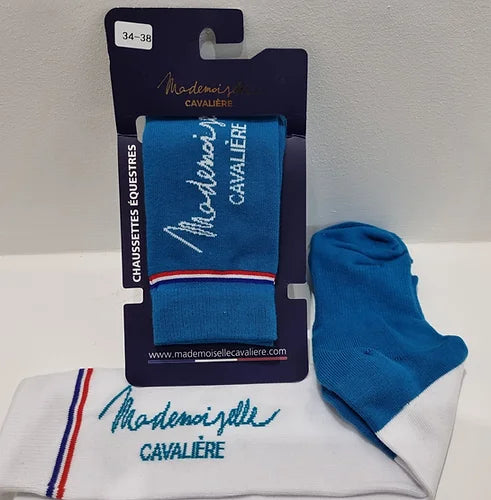 PACK CHAUSSETTES HIVER MADEMOISELLE CAVALIERE ROYAL BLUE/WHITE