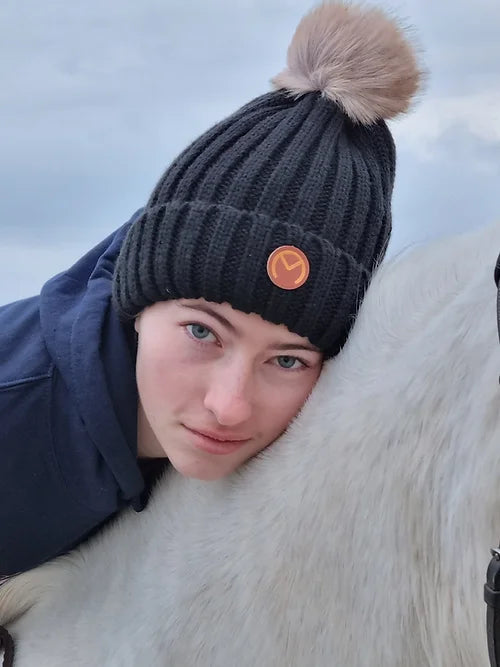 BONNET MADEMOISELLE NOIR/GOLD
