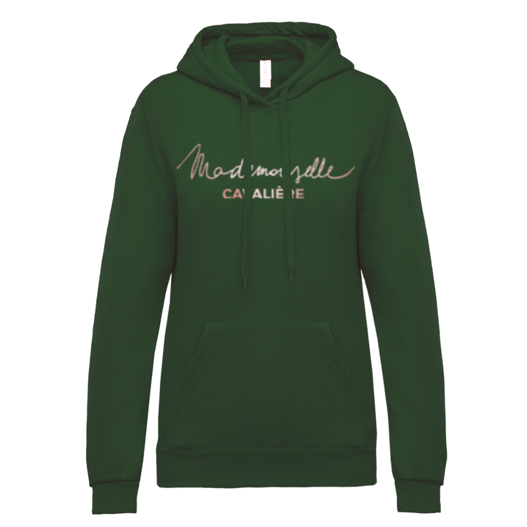 SWEAT CAPUCHE M.C GREEN FOREST / Logo au choix
