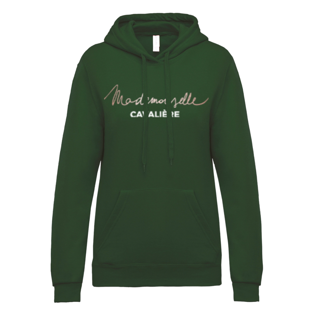 SWEAT CAPUCHE M.C GREEN FOREST / Logo au choix
