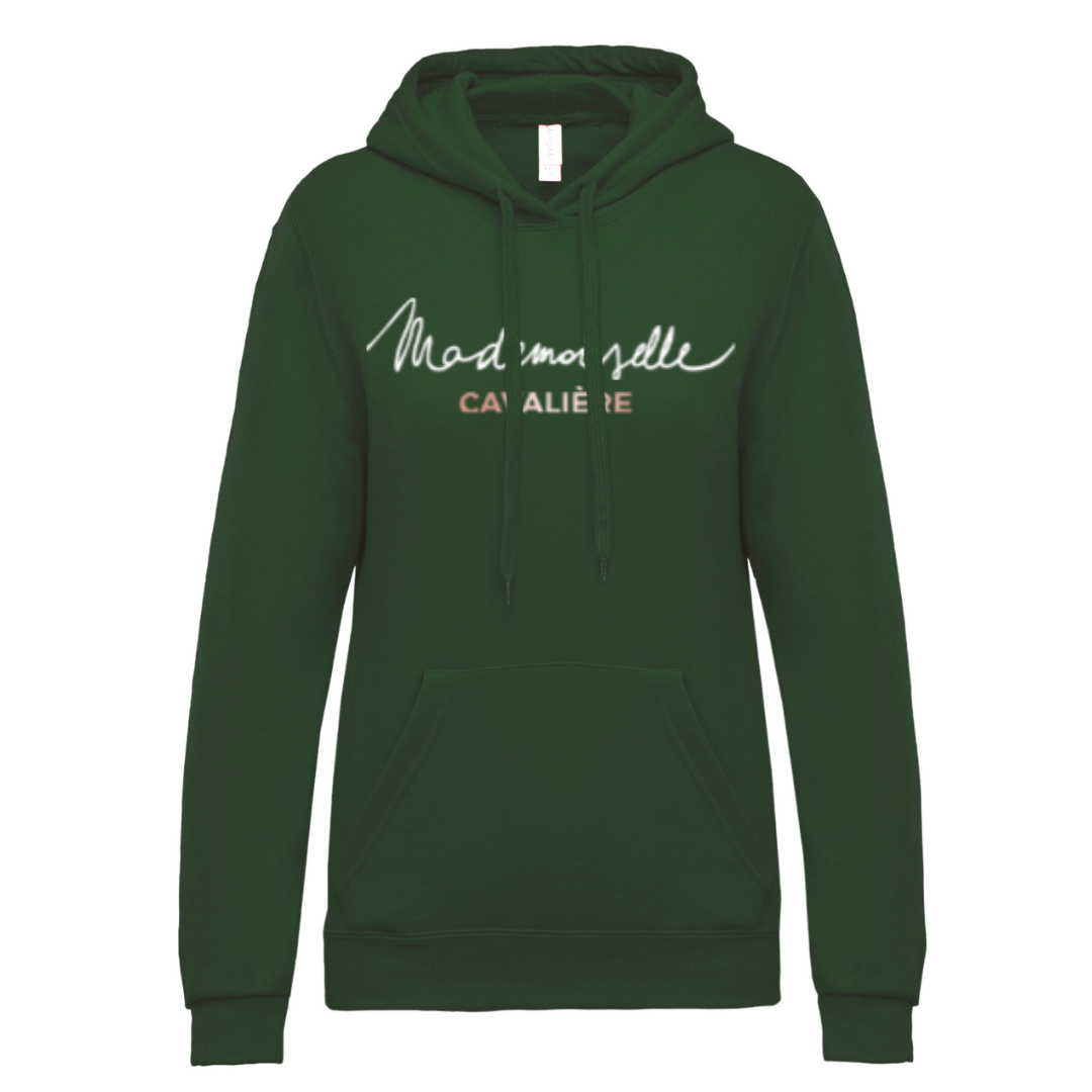 SWEAT CAPUCHE M.C GREEN FOREST / Logo au choix