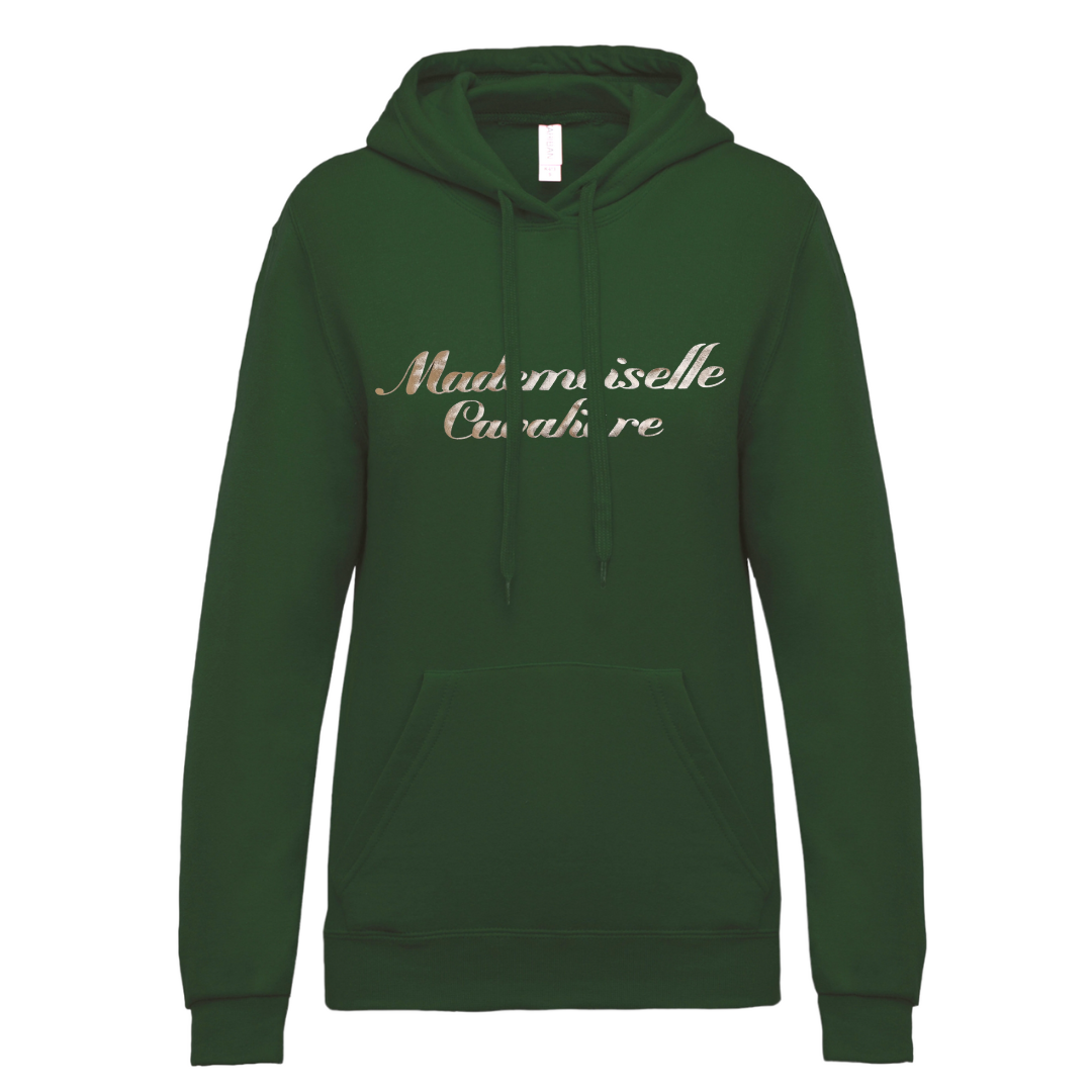 SWEAT CAPUCHE M.C GREEN FOREST / Logo au choix