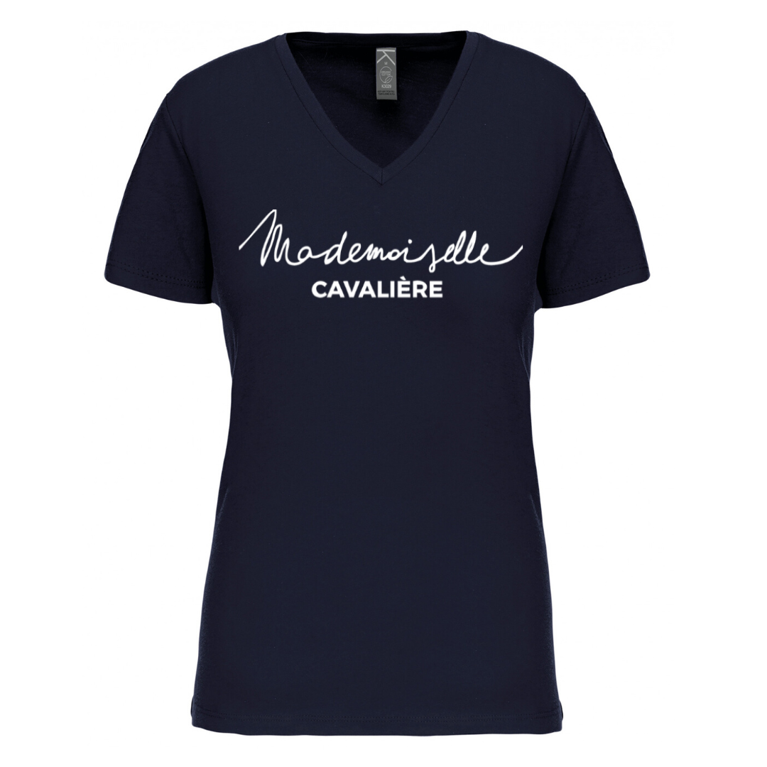 T-SHIRT M.C NAVY / LOGO AU CHOIX