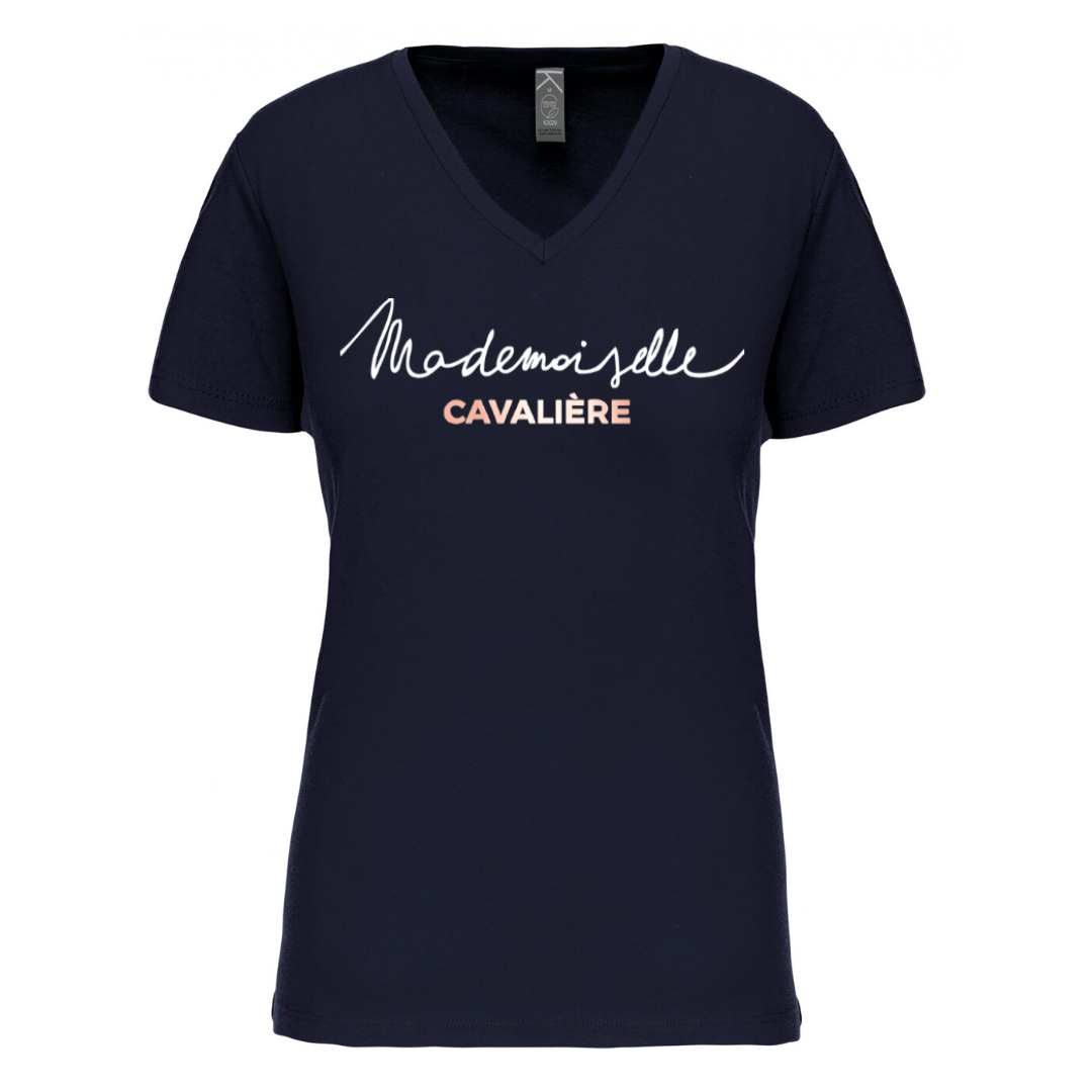 T-SHIRT M.C NAVY / LOGO AU CHOIX