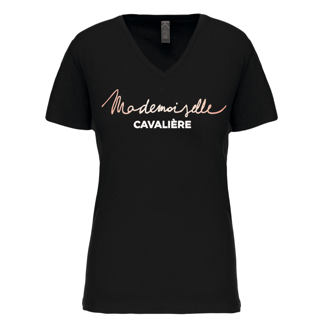 T-SHIRT M.C NOIR / LOGO AU CHOIX