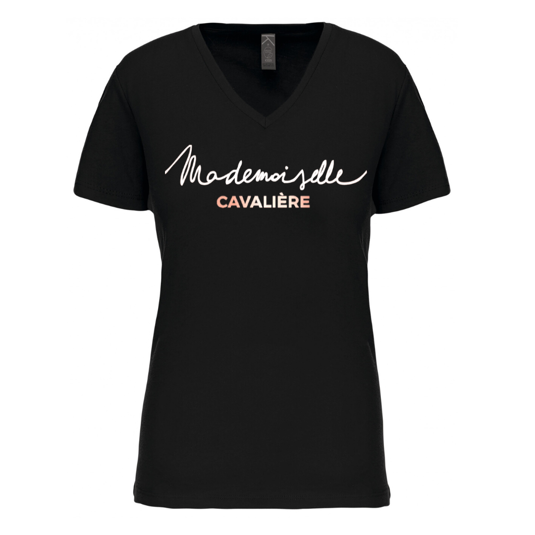 T-SHIRT M.C NOIR / LOGO AU CHOIX