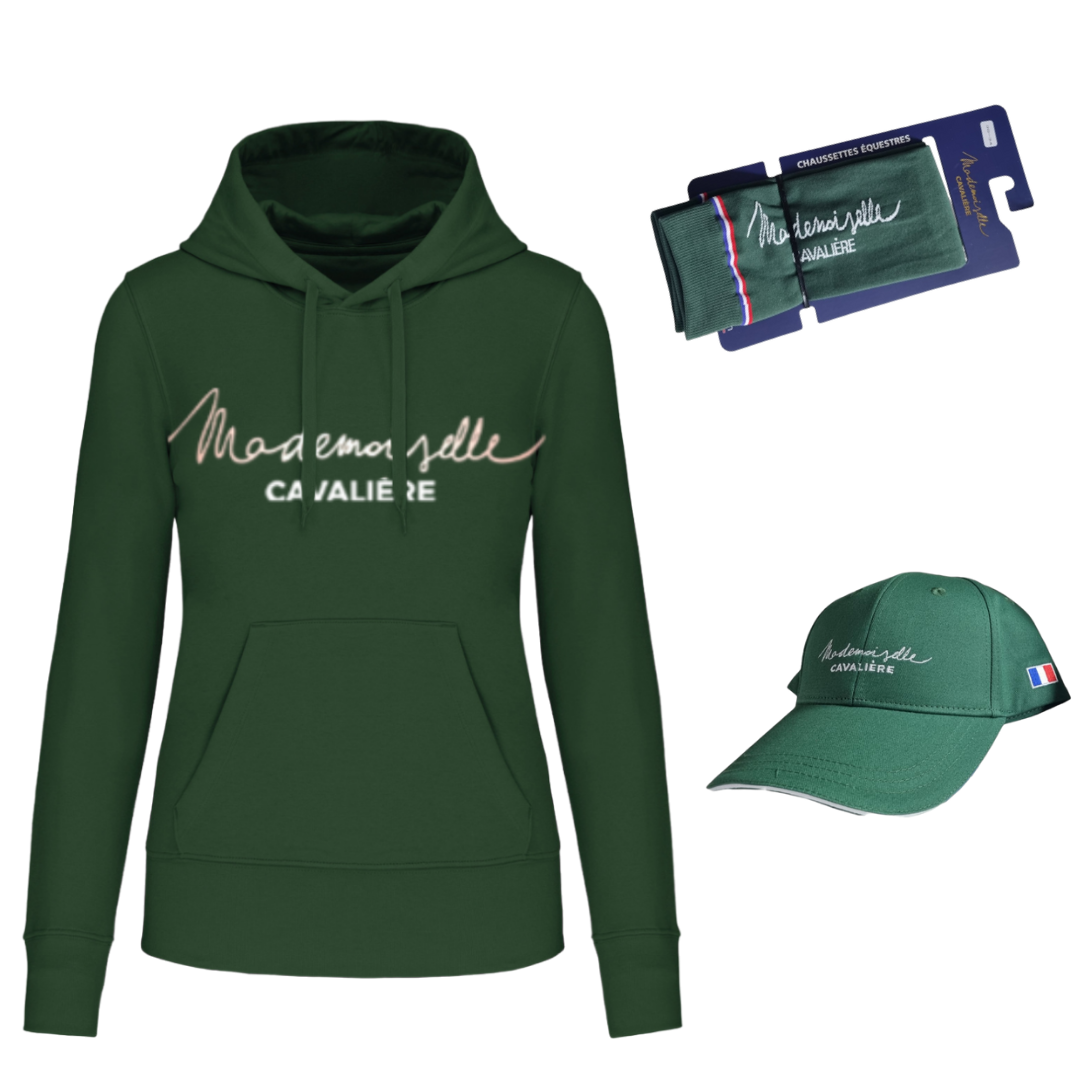 Pack GREEN FOREST Sweat Capuche, Casquette & Chaussettes M.C