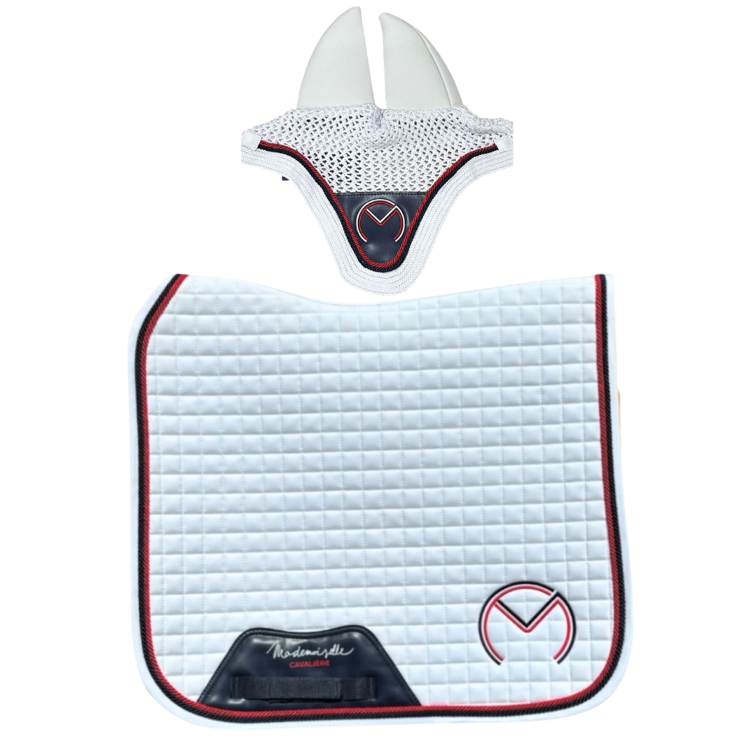 Pack Tapis Dressage /Bonnet BLANC
