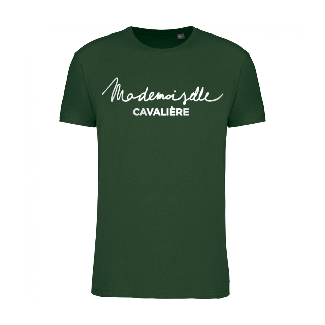 WALDGRÜNES T-SHIRT FÜR MÄDCHEN / AU GHOIX-LOGO