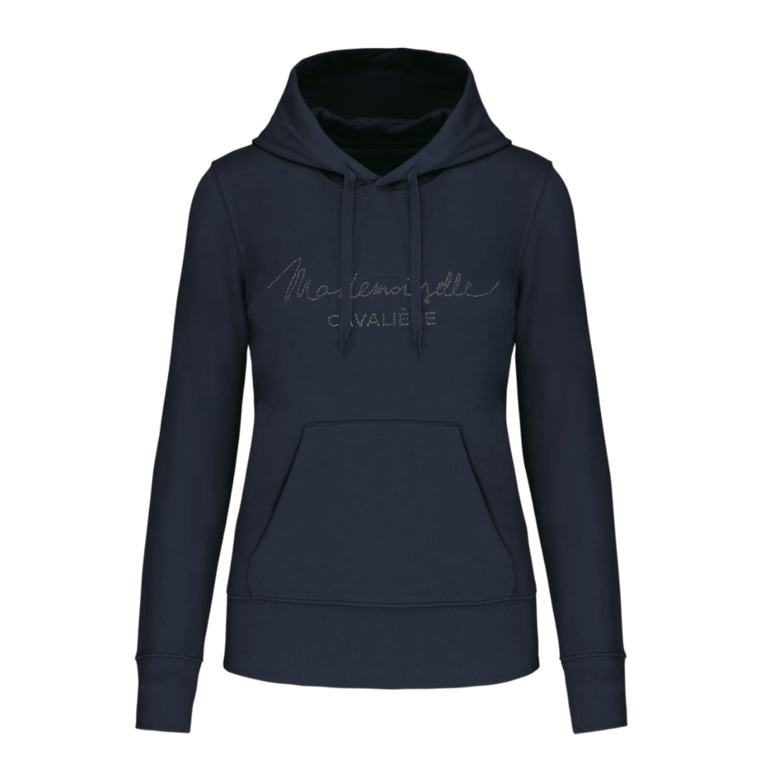 SWEAT CAPUCHE M.C « SO CHIC » STRASS