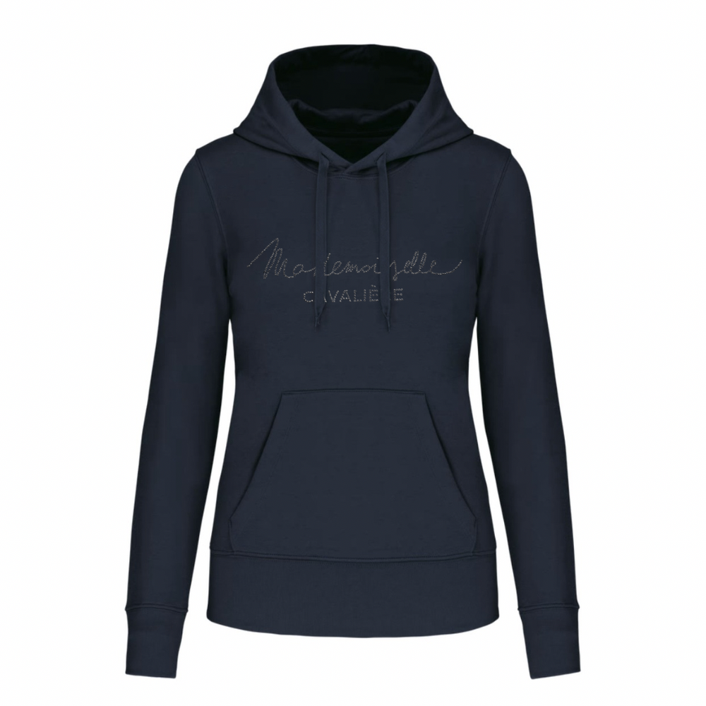 Sweat capuche Logo STRASS