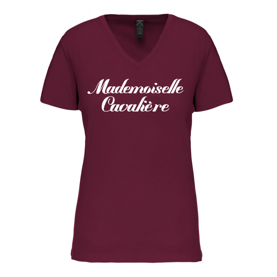 T-SHIRT M.C BORDEAUX / LOGO AU CHOIX