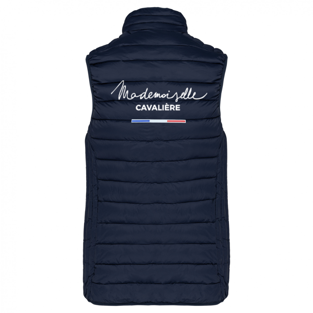 MADEMOISELLE CAVALIÈRE ÄRMELLOSE DAUNENJACKE