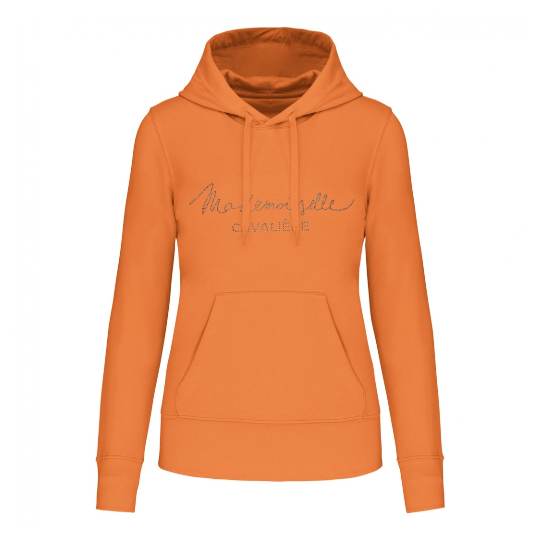 SWEAT CAPUCHE M.C « SO CHIC » STRASS