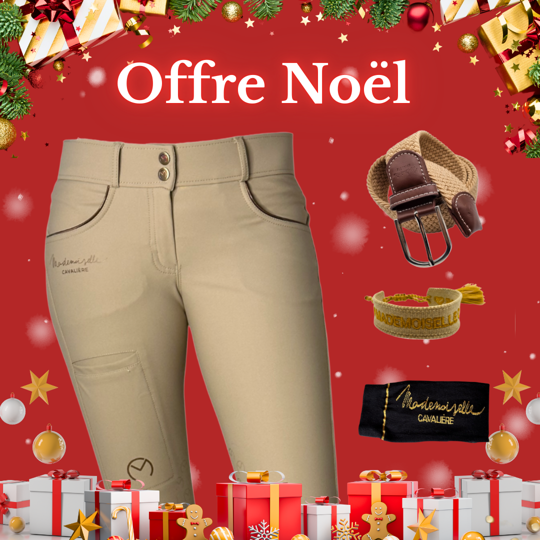 Pack Pantalon "So Chic" Sand & Chaussettes & Ceinture & Bracelet