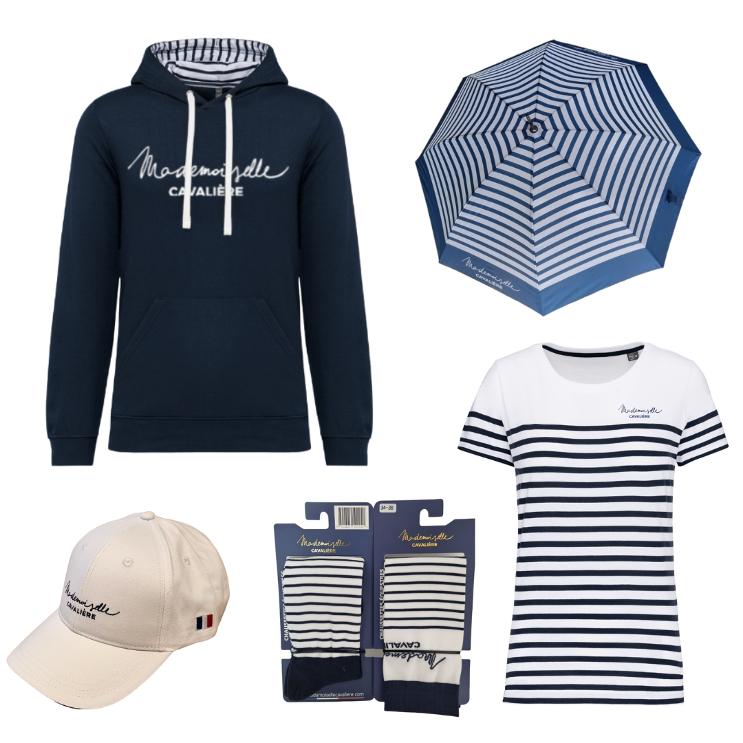 PACK M.C COMPLET MARINIÈRE BLANC/NAVY