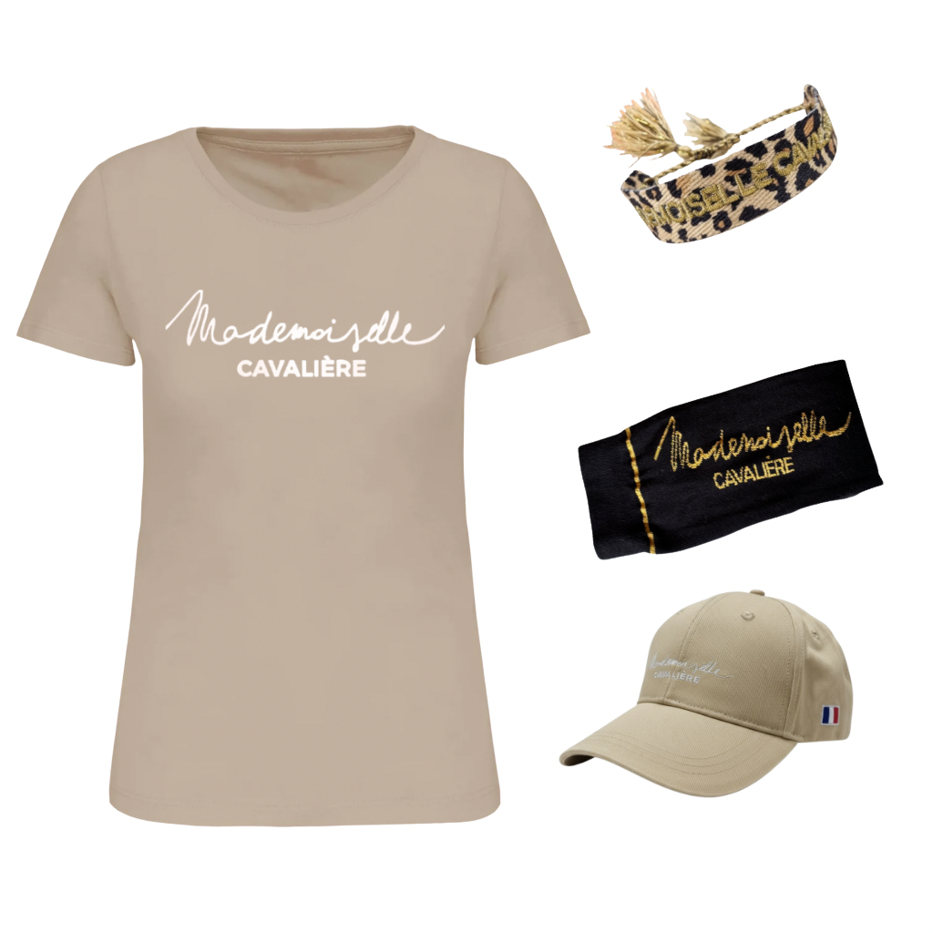 PACK SAND LÉOPARD : T-SHIRT / BRACELET / CASQUETTE / CHAUSSETTES