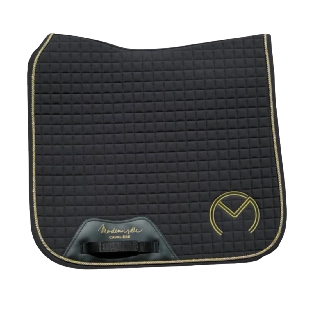TAPIS DRESSAGE BLACK/GOLD