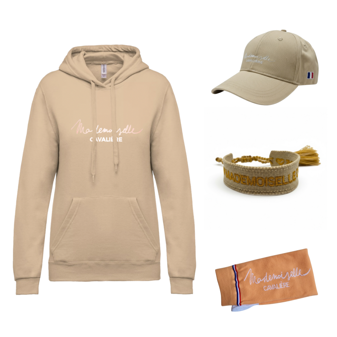 Pack SAND Sweat Capuche, Casquette, Chaussettes & Bracelet M.C