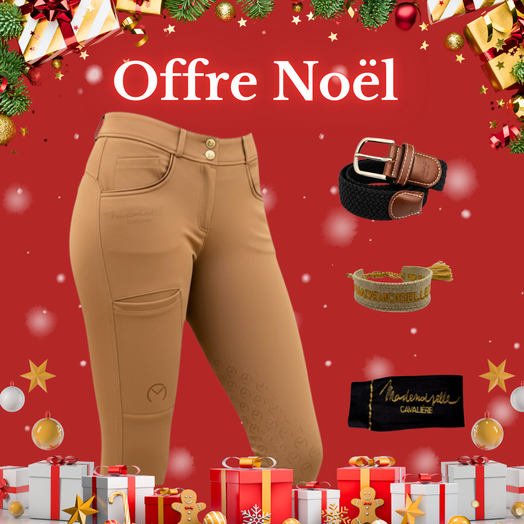 Pack Pantalon "So Chic" Camel & Chaussettes & Ceinture & Bracelet