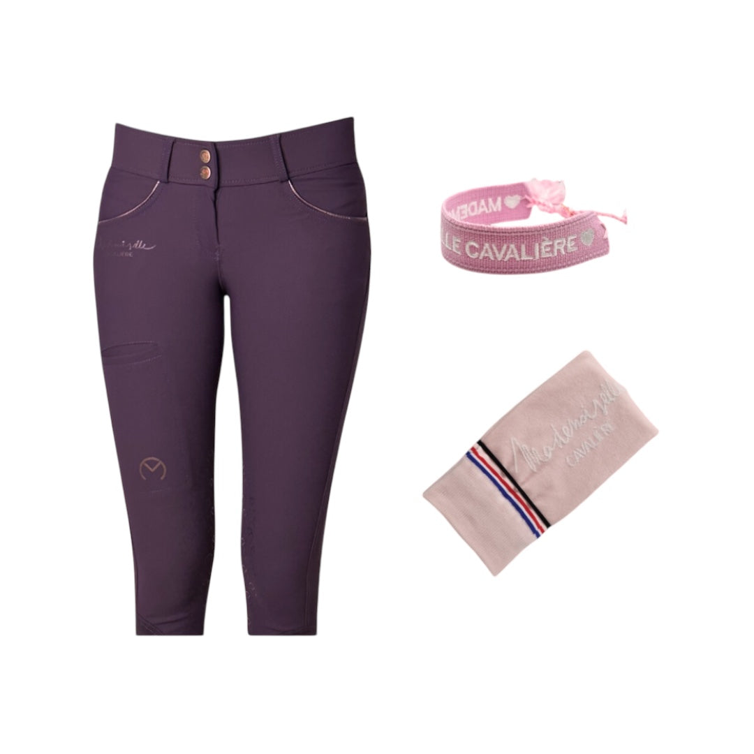 PACK PANTALON ENFANT DARK PURPLE