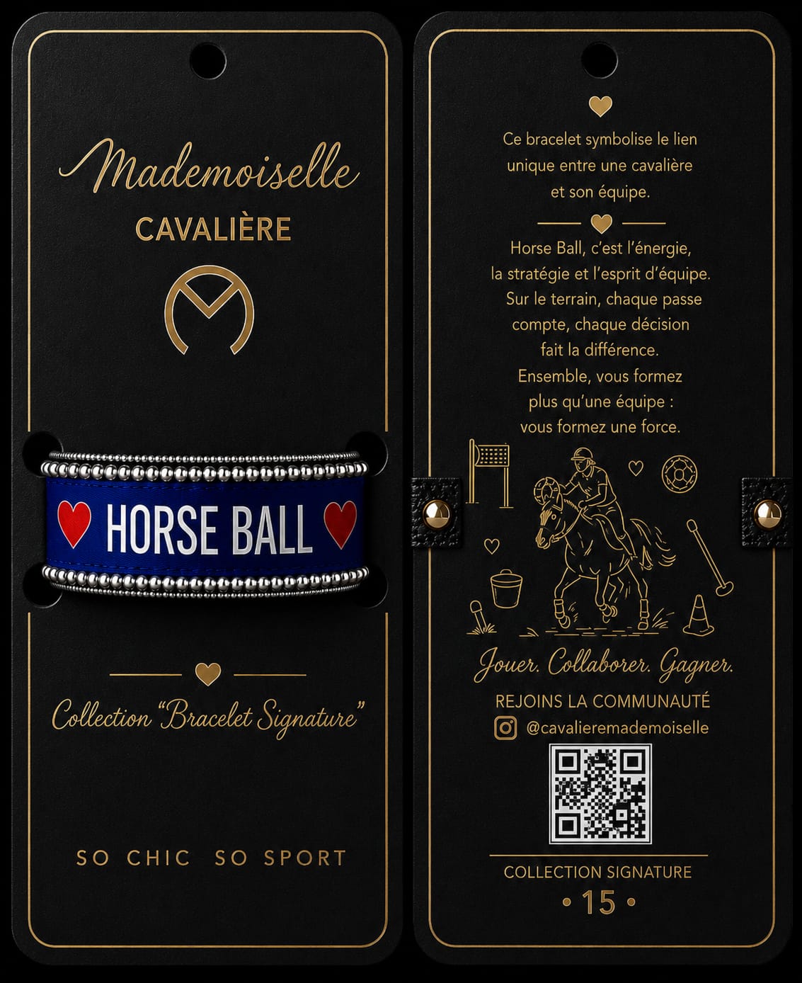 BRACELET HORSE BALL