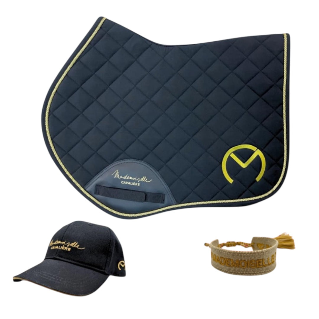 Pack Tapis M.C Black & Casquette & Bracelet