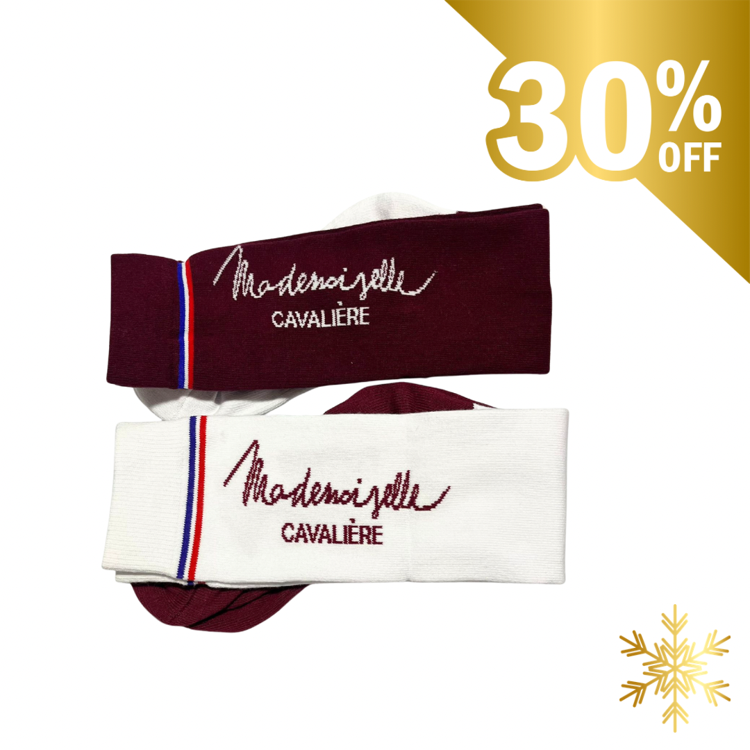 PACK CHAUSSETTES M.C HIVER BURGUNDY/WHITE