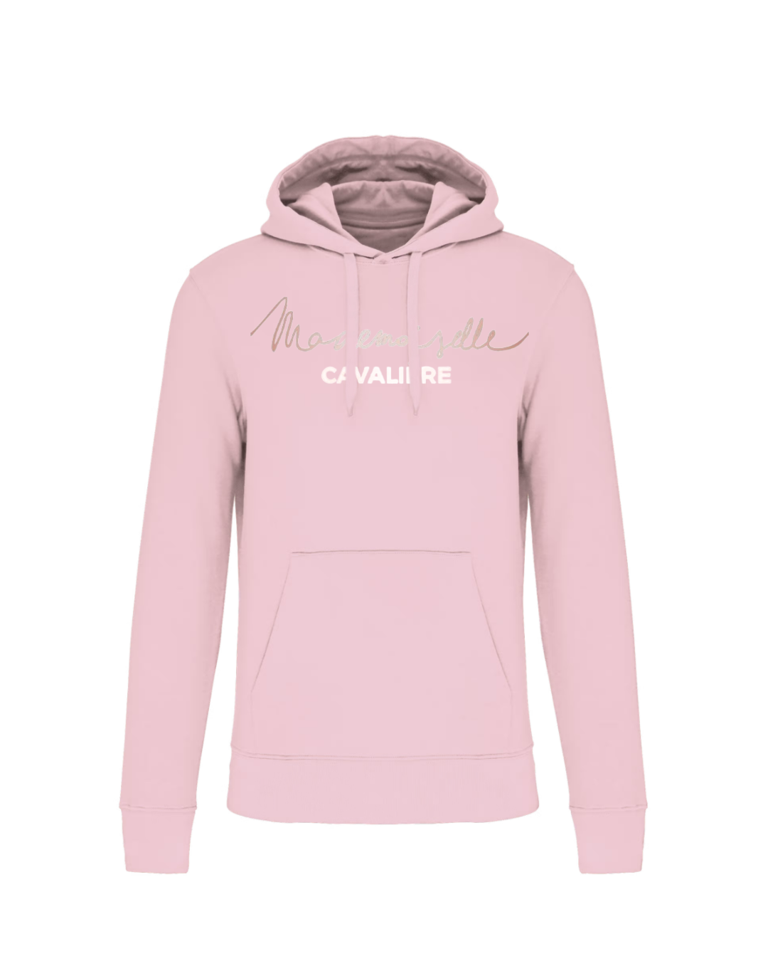 SWEAT FILLE PALE PINK / Logo au choix