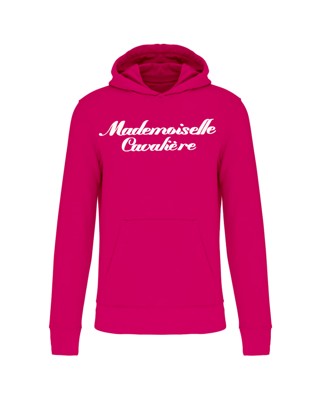 SWEAT FILLE FUCHSIA / Logo au choix