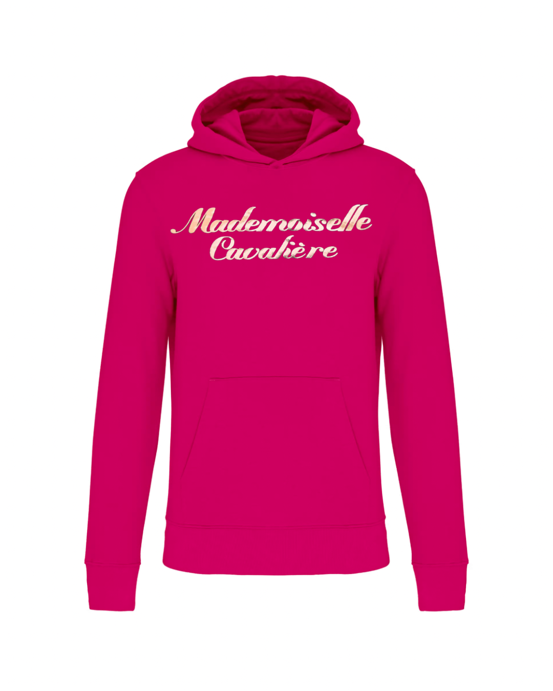 SWEAT FILLE FUCHSIA / Logo au choix