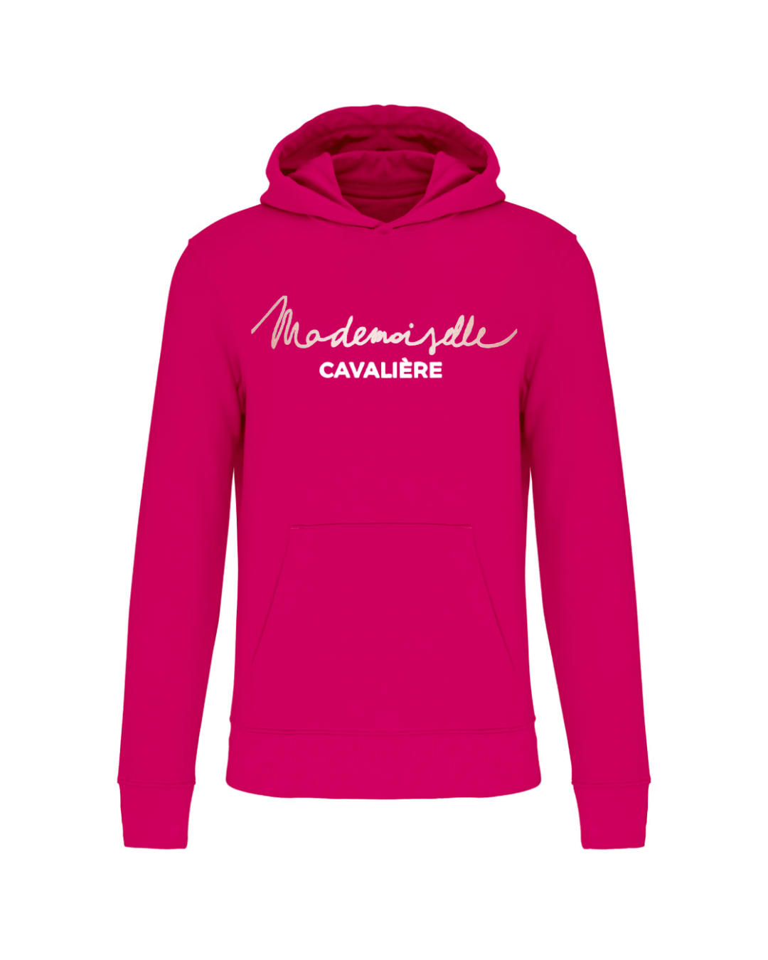 SWEAT FILLE FUCHSIA / Logo au choix