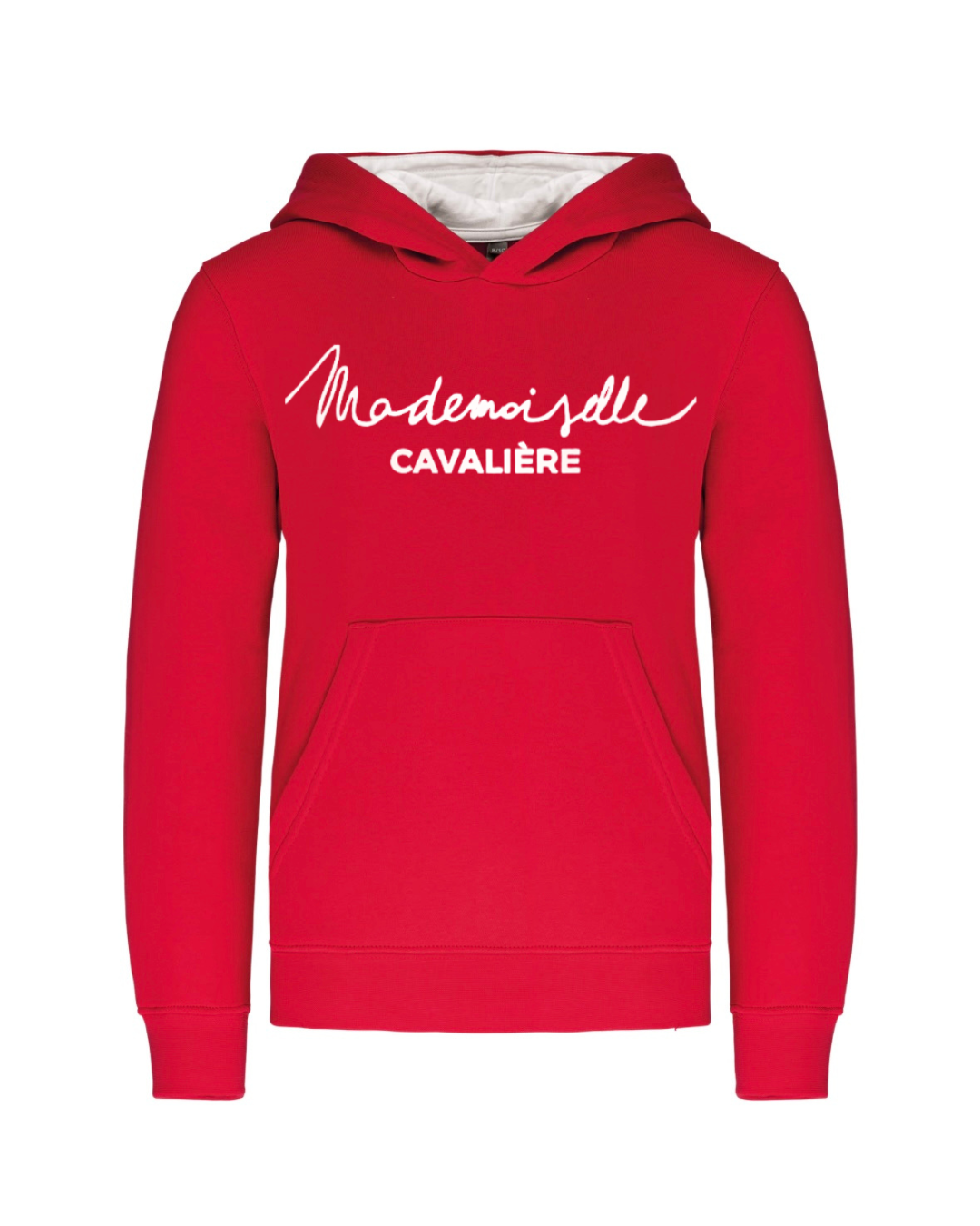 SWEAT FILLE RED/WHITE