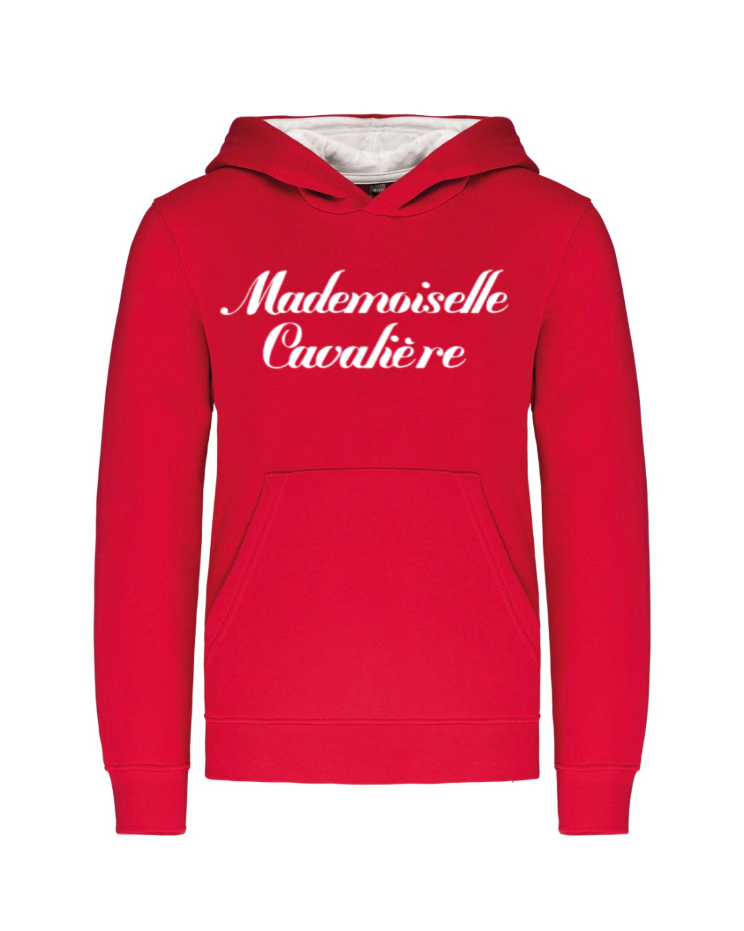 SWEAT FILLE RED/WHITE