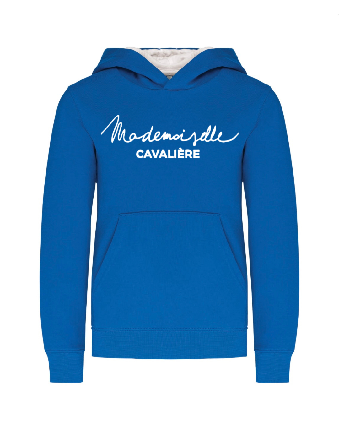 SWEAT FILLE ROYAL BLUE/WHITE