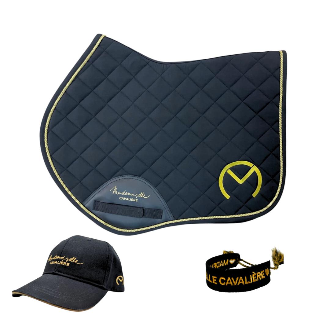 Pack Tapis M.C Black & Casquette & Bracelet