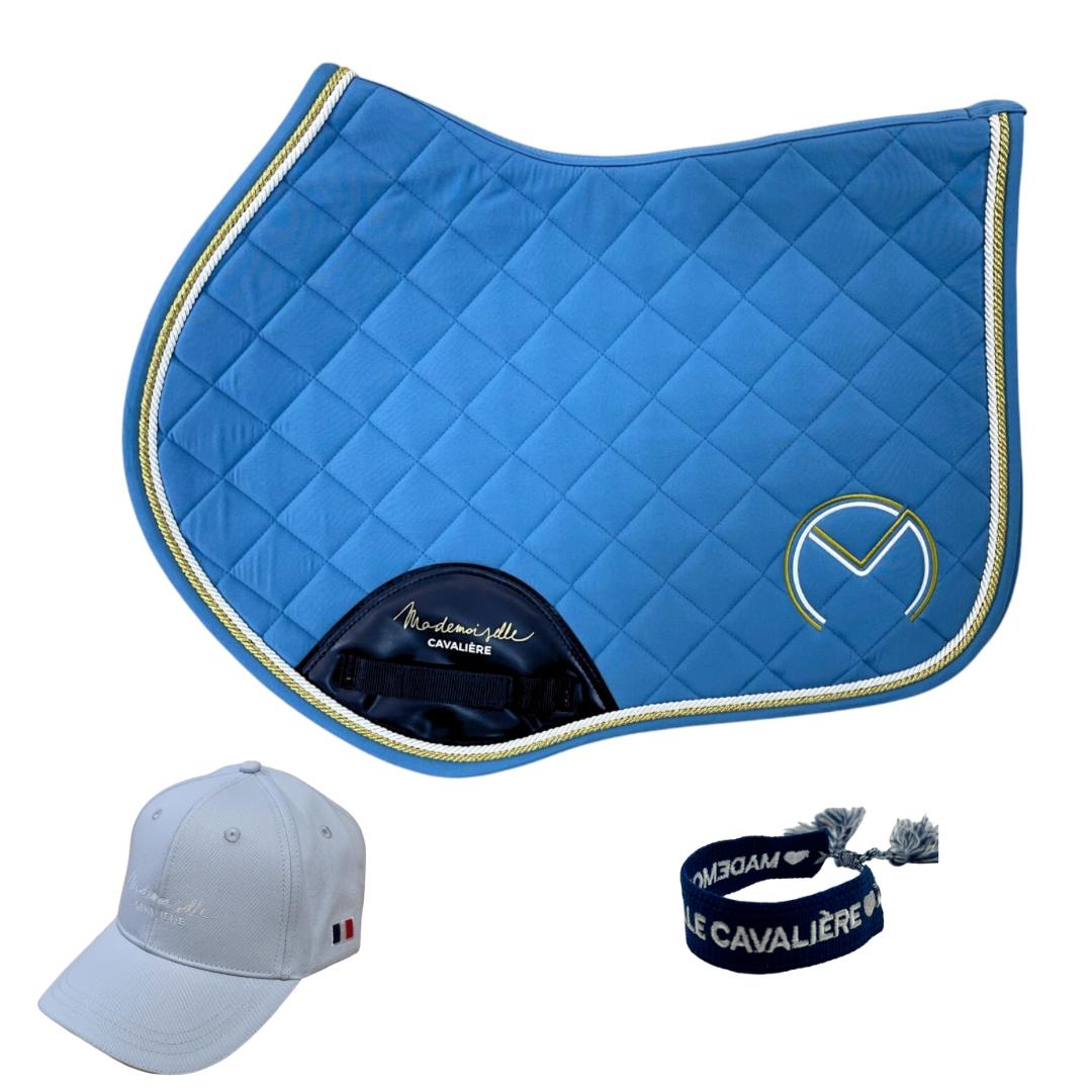 Pack Tapis M.C Sky Blue & Casquette & Bracelet