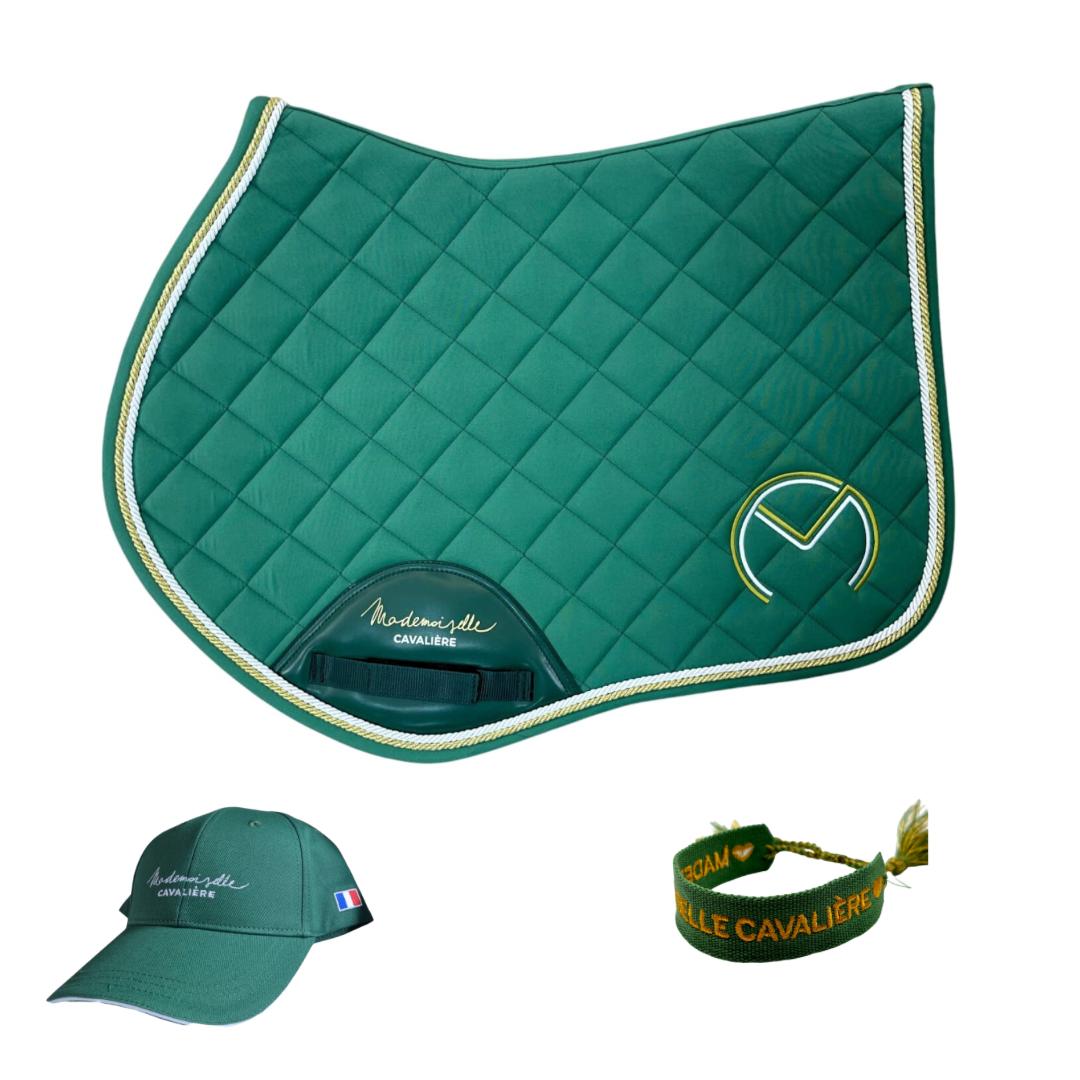 Pack Tapis M.C Green Forest & Casquette & Bracelet