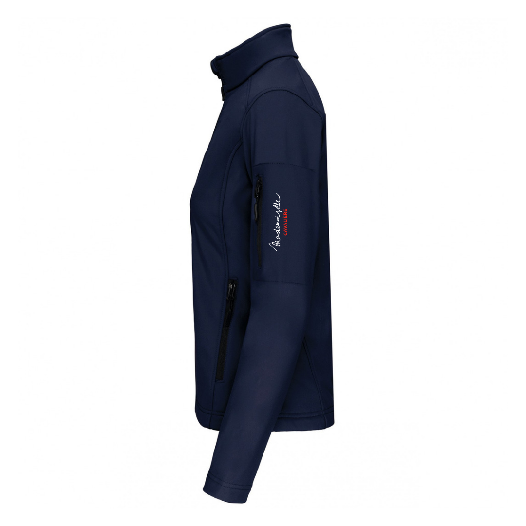 VESTE SOFTSHELL M.C NAVY FRANCE