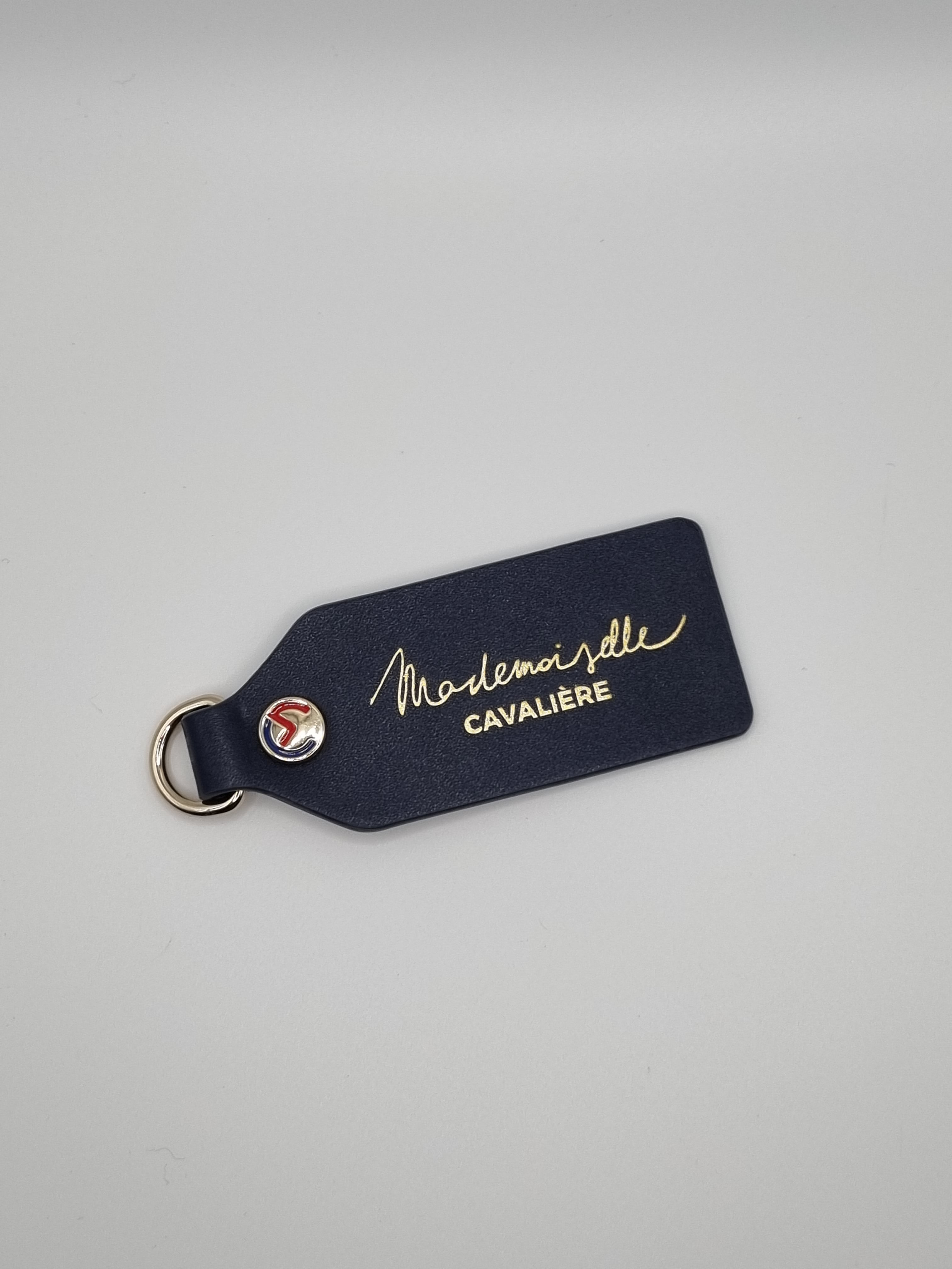 PORTE-CLES MADEMOISELLE NAVY / GOLD