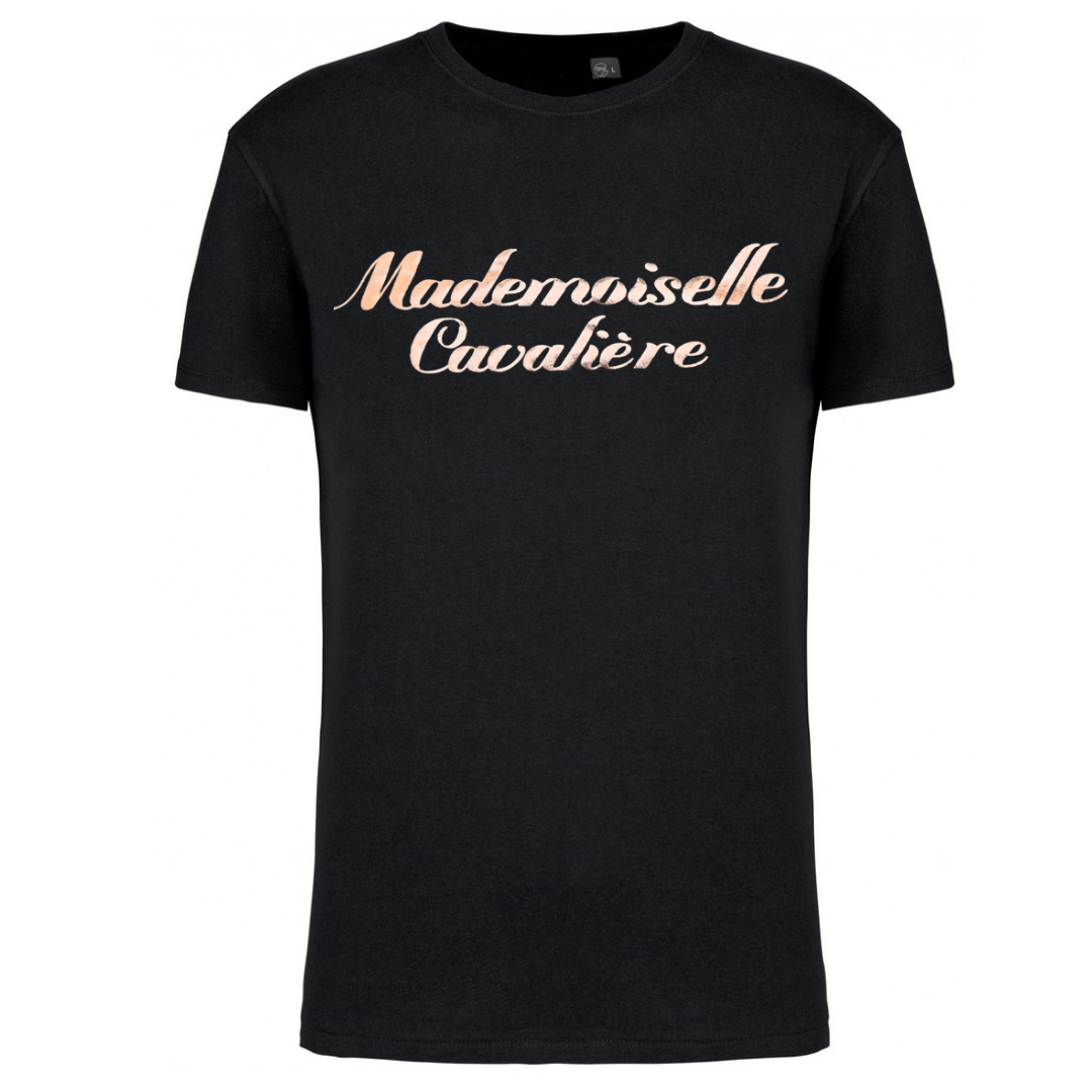 SCHWARZES MÄDCHEN-T-Shirt / Logo Ihrer Wahl