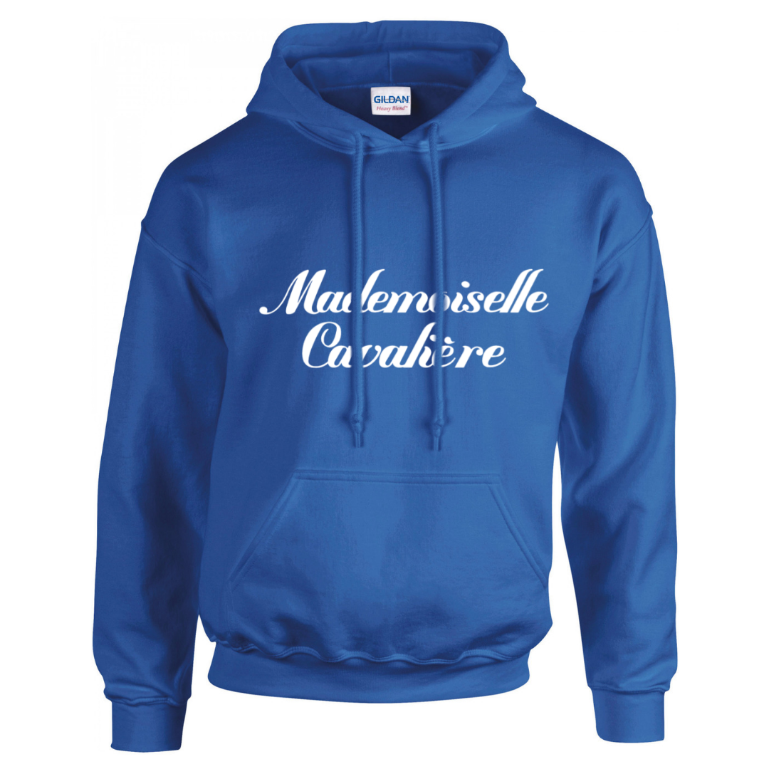 MC Königsblaues Kapuzensweatshirt