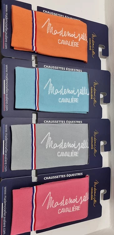 PACK: 4 pairs of MADEMOISELLE SOCKS 4 COLORS/WHITE