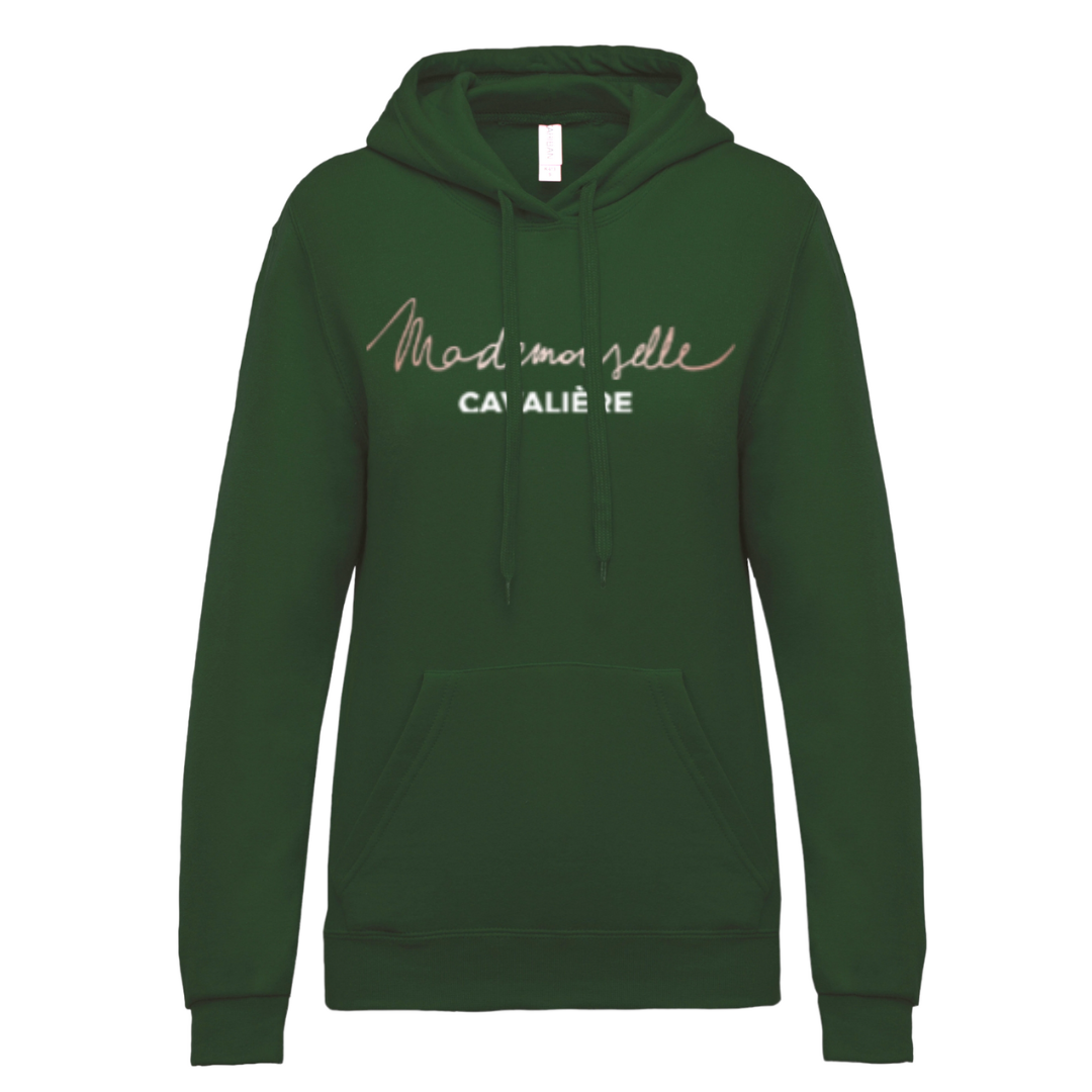 MC GREEN FOREST HOODED SWEATSHIRT / Logo of your choice