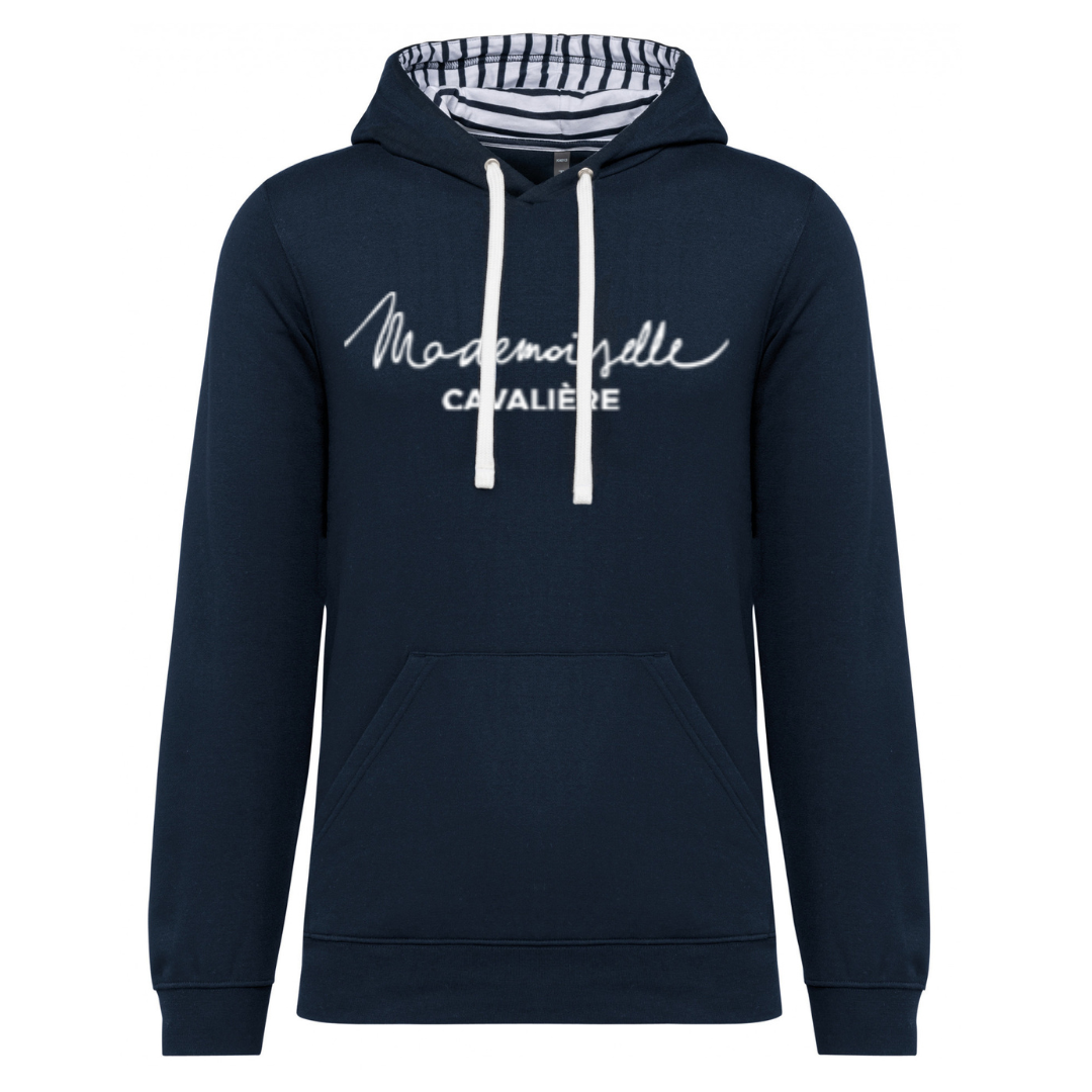 SWEAT CAPUCHE M.C MARINIERE/ Logo au choix